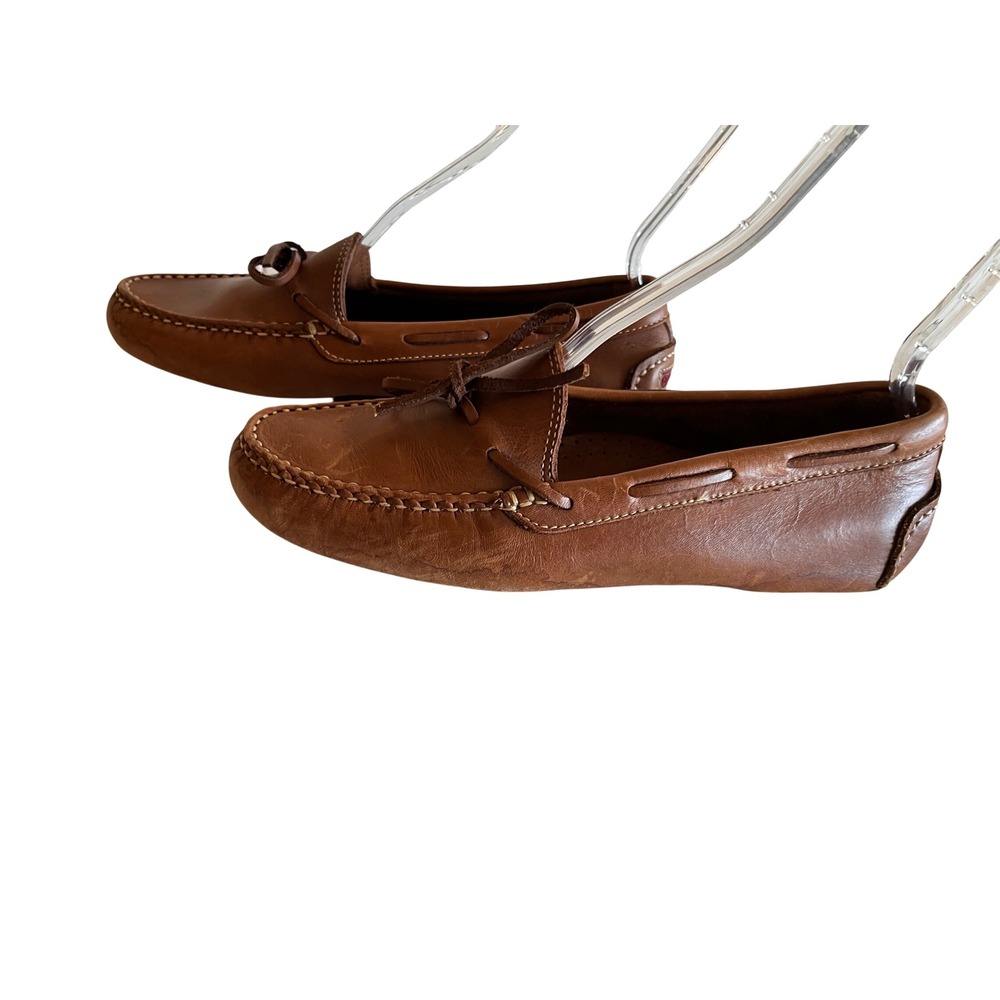 Cole Haan Country Mens Brown Leather Driving Loafers C00399 Size 10M Brazil